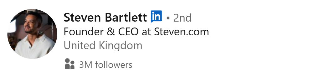 LinkedIn profile